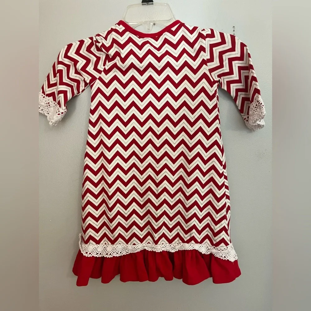 Bonnie Jean Santa Claus Christmas‎ dress Size 6